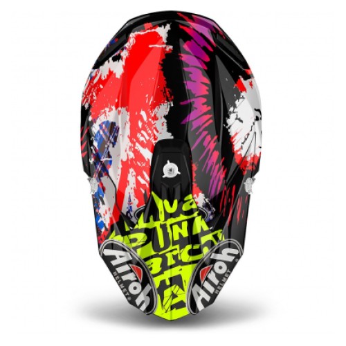 AIROH TWIST CRAZY BLACK GLOSS